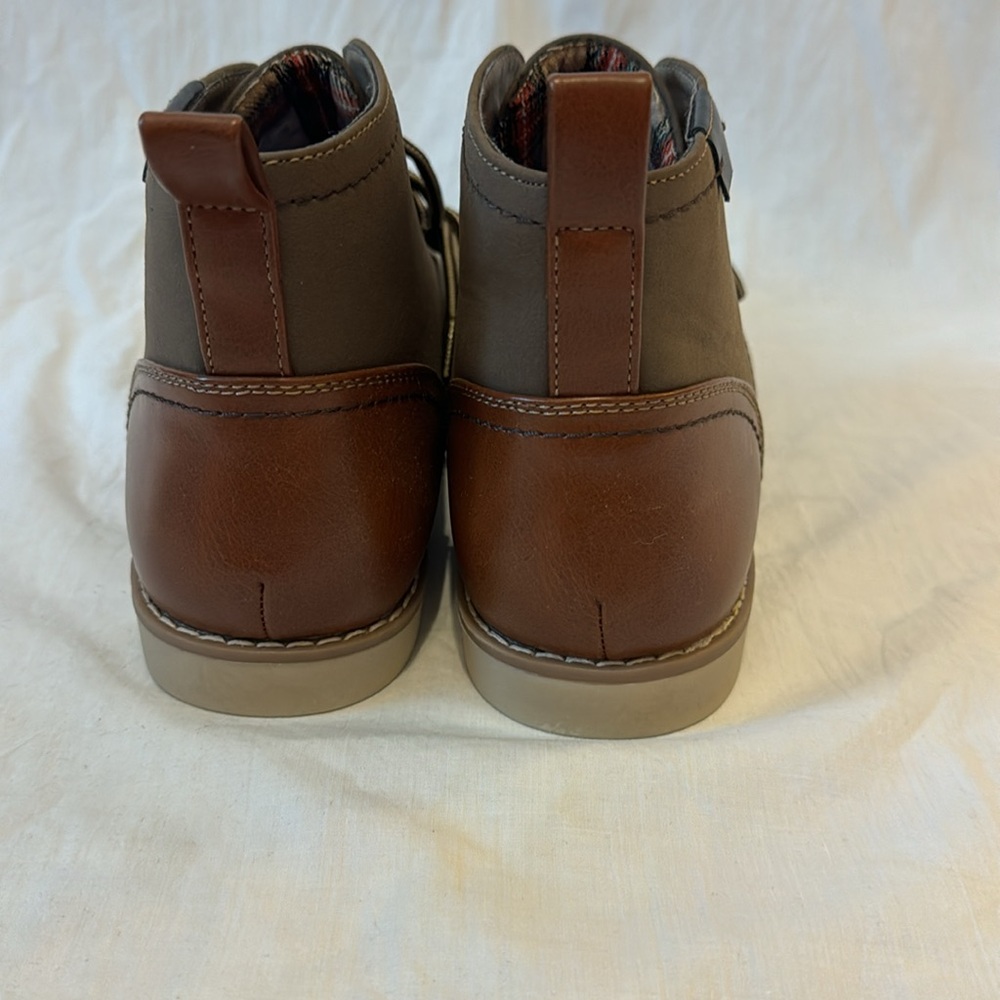 NWOB Oliver Mason Brown Shoes Boys Sz 7M - Picture 3 of 6